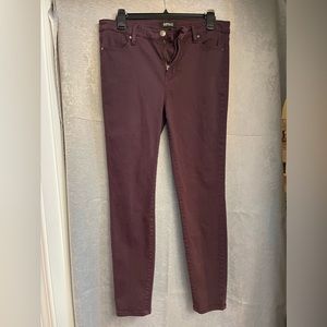 Burgundy jeans/pants size 8/29